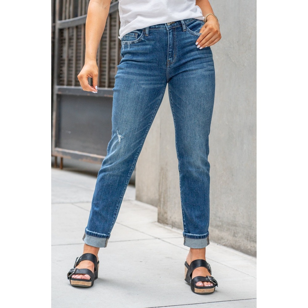 Flying Monkey Blue Ankle Jeans